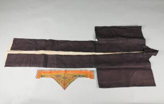 Women's Robe, 20th Century
Miao culture; Guizhou Province, China
Cotton and silk; 56 × 25 1/2…