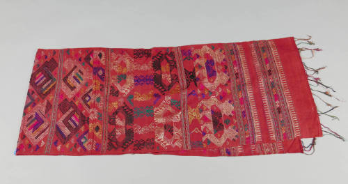 Shawl, 20th Century
Lao or Tai culture; Laos or Vietnam
Cotton and silk; 80 1/4 × 15 3/4 in.
…