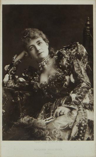 Modjeska as "Portia," 1889

Benjamin J. Falk (American, 1853-1925); New York, NY
Gelatin silv…