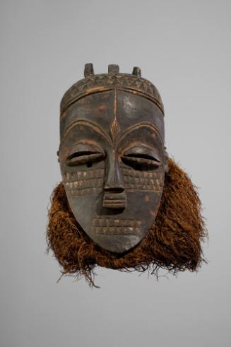 Helmet Mask, 20th Century
Bena Biombo people; Democratic Republic of the Congo 
Wood, paint a…