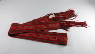 Sash Belt (Sis’łichíí), early 20th Century
Pueblo culture in Navajo style; Southwestern United…