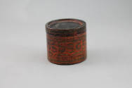 Betel Nut Container (Kun-It), 19th Century
probably Mandalay region, Myanmar
Wood and lacquer…