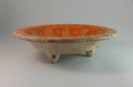 Bowl, 600-900 CE
Maya culture; Campeche, Mexico
Ceramic and pigment; 3 1/4 in.
85.26.8
Anon…