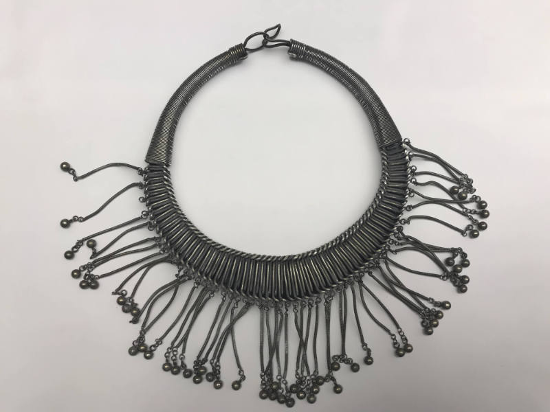 Neck Ring, 20th Century
Miao culture; probably Guizhou Province, China
Silver; 11 1/4 × 8 × 1…
