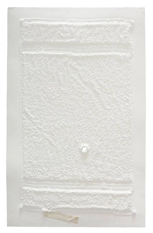 Three Stripe Hand Towel with Hole and Unsewn Label, 2016
Analia Saban (Argentinan-born America…
