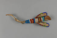 Rabbit Foot Charm, mid 20th Century
Zuni culture; New Mexico
Rabbit foot and beads; 3 1/2 in.…