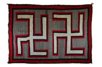Rug, c. 1900
Navajo culture; Gando, Arizona
Wool and pigment; 74 × 105 in.
2020.4.4
Gift of…