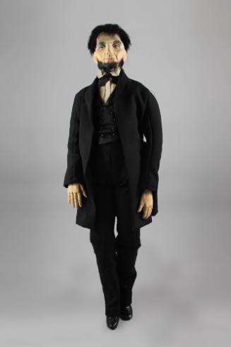 Abraham Lincoln Doll, mid 20th Century
Muriel Bruyere; Los Angeles, California
Cloth, wood, c…