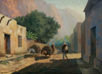 Peón Life, early 20th Century
Clay Kelly (American, 1874-?); Mexico
Oil on canvas; 35 1/2 x 4…