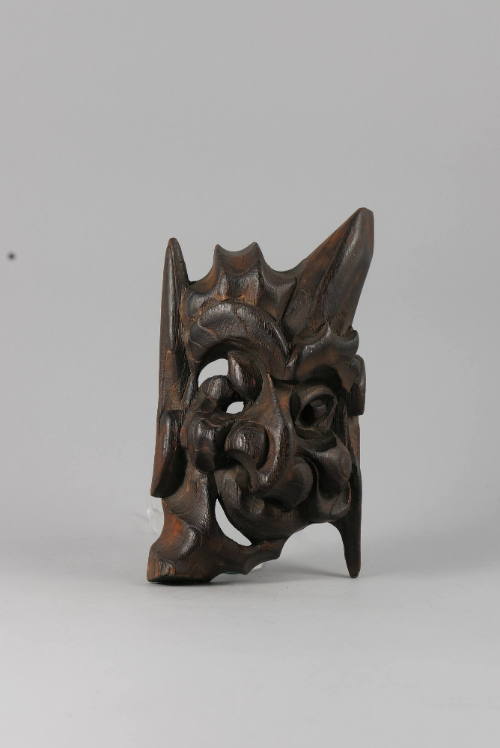 Decorative Mask, 20th Century
China
Wood; 7 × 3 5/8 × 2 1/4 in.
2020.14.4
Gift of Anne and …