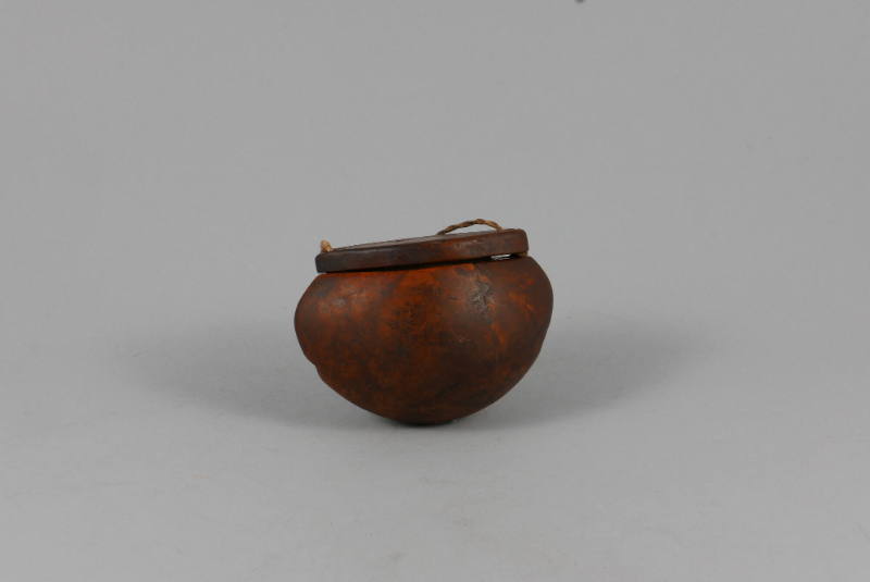 Tobacco Container, 20th Century
Miao culture; China
Wood and fiber; 2 × 3 × 1 1/2 in.
2020.1…