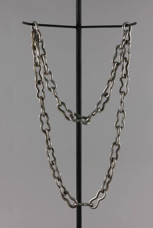 Necklace, 20th Century
Miao culture; probably Guizhou Province, China
Silver; 17 × 5 × 1/8 in…