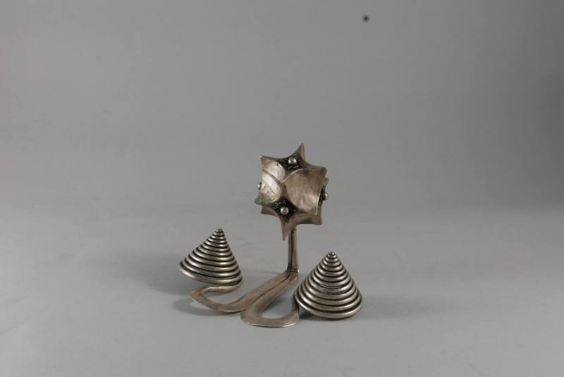 Counterweight, 20th Century
Dong or Miao culture; probably Guizhou Province, China
Silver; 3 …