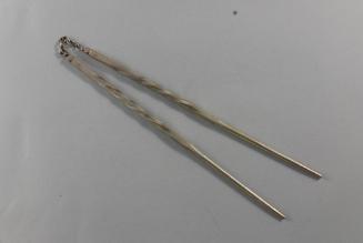 Hair Pin, 20th Century
Miao culture; probably Guizhou Province, China
Silver; 8 × 1/2 × 1/2 i…