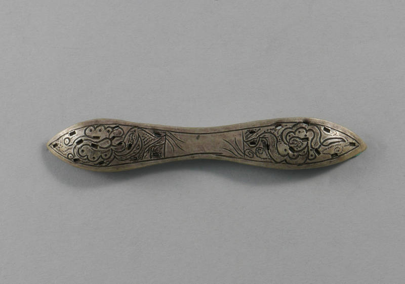 Hair Pin, 20th Century
Miao culture; probably Guizhou Province, China
Silver; 5/8 × 4 × 5/8 i…