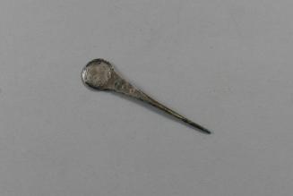 Hair Pin, 20th Century
Miao culture; probably Guizhou Province, China
Silver; 2 11/16 × 5/8 ×…