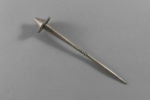 Hair Pin, 20th Century
Miao culture; probably Guizhou Province, China
Silver; 5 3/4 × 1 × 1 i…