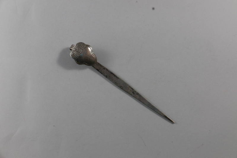 Hair Pin, 20th Century
Miao culture; probably Guizhou Province, China
Silver; 6 1/8 × 1 × 1/2…