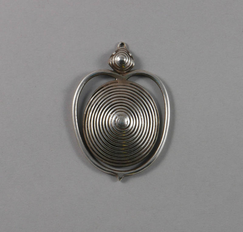Earring, 20th Century
Miao culture; probably Guizhou Province, China
Silver; 2 3/8 × 1 5/8 × …