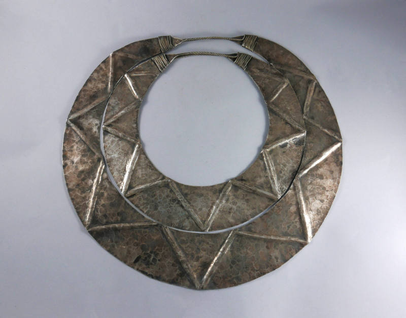 Neck Rings, 20th Century
Miao culture; probably Guizhou Province, China
Silver; 15 × 15 3/4 ×…