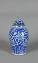 Blue-and-White Ware Lidded Jar
Late Qing dynasty to Republic of China (1870-1949)
Glazed cera…