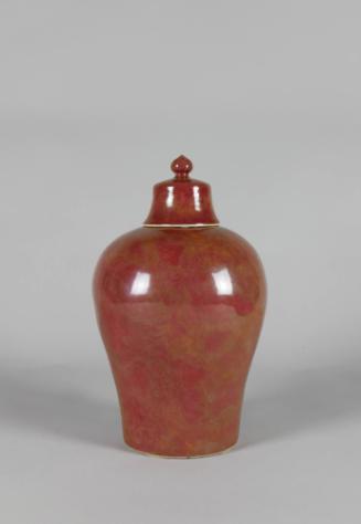 Covered Vase (Meiping)
Xuande period, Ming dynasty (1426-1435)
Glazed ceramic
Loan Courtesy …