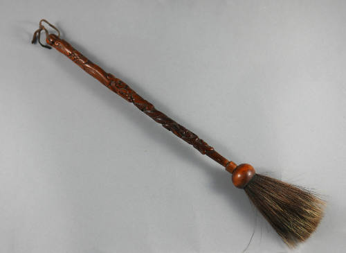 Calligraphy Brush, early 21st Century
China
Wood and hair; 2 × 14 1/2 in.
2014.4.7
Gift of …