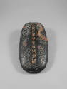 Ink Stick, c. 1715
China
Ink and paint; 8 1/2 × 4 × 1 1/4 in.
2014.14.2.1
Gift of Anne and …