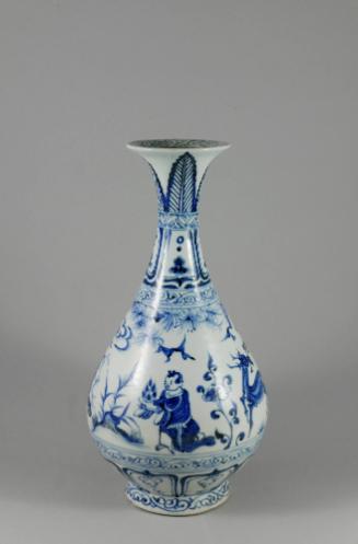 Blue-and-White Ware Vase
Yuan dynasty (1279-1368)
Glazed ceramic
Loan Courtesy of the Robert…