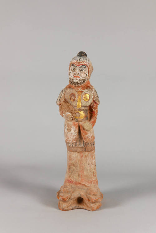 Warrior Figure
Tang dynasty (618-907)
Painted ceramic
Gift of Kevin Branch
2001.58.4.2