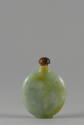 Snuff Bottle, Qing dynasty (1644-1911)
China
Jade; 2 1/4 × 1 3/4 × 1/2 in.
98.56.11a,b
Gift…