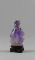 Fish-Shaped Snuff Bottle, late 20th century
China
Amethyst, wood, and cork; 2 1/2 × 1 1/2 × 1…