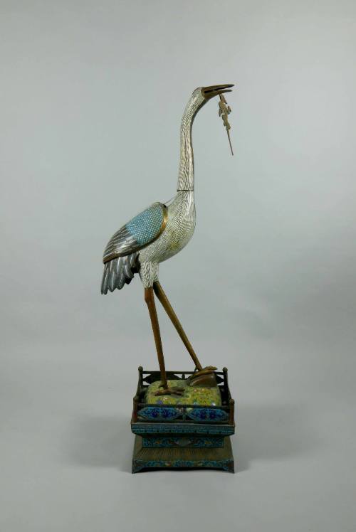 Crane Figure
Qing dynasty (1644-1911)
Iron, brass and enamel
Gift of Michael and Hildegard L…