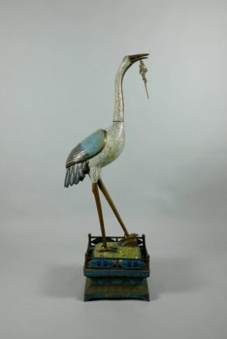 Crane Figure
Qing dynasty (1644-1911)
Iron, brass and enamel
Gift of Michael and Hildegard L…