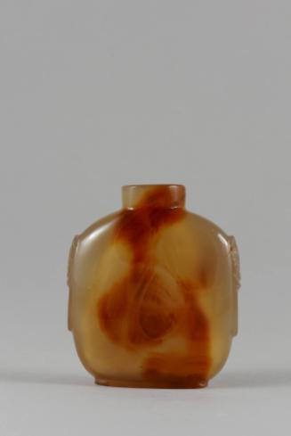 Snuff Bottle, Qing dynasty (1644-1911)
China
Agate; 3 × 2 3/4 × 3/4 in.
98.56.23
Gift of Dr…