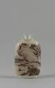 Snuff Bottle with Painted Trees, Qing dynasty (1644-1911)
China
Painted glass and cork; 2 × 1…