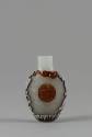 Snuff Bottle with Longevity Character (Shou), Qing dynasty (1644-1911)
China
Peking glass; 2 …