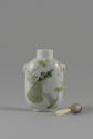 White Snuff Bottle with Painted Landscape, Qing dynasty (1644-1911)
China
Porcelain, enamel, …