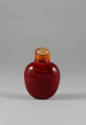 Red Snuff Bottle, Qing dynasty (1644-1911)
China
Peking glass; 2 3/4 × 1 3/4 × 1 in.
97.11.8…