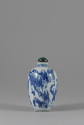 Blue-and-White Ware Snuff Bottle, late 20th century 
China
Porcelain and metal; 2 3/4 × 1 3/4…