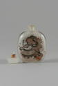 Snuff Bottle with Scholar’s Stone, Qing dynasty (1644-1911)
China
Painted glass and cork; 2 1…