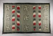 Rug, c. 1920
Navajo culture; Southwest United States
Wool and pigment; 44 × 72 in.
2021.4.3
…