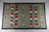 Rug, c. 1920
Navajo culture; Southwest United States
Wool and pigment; 44 × 72 in.
2021.4.3
…