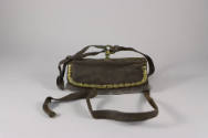 Flint Pouch (Mechag), 19th to 20th Century
Tibet Autonomous Region
Leather, brass, shell and …