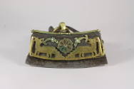 Flint Pouch (Mechag), 19th to 20th Century
Tibet Autonomous Region
Leather, brass and steel; …