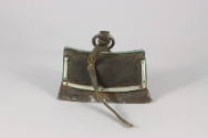 Flint Pouch (Mechag), 19th to 20th Century
Tibet Autonomous Region
Leather, silver, brass and…
