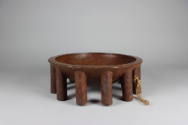 Kava Bowl (Tanoa), late 19th to early 20th Century
Samoa, Polynesia
Wood and plant fiber; 5 3…