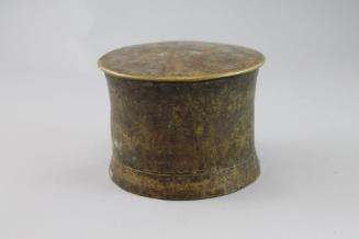 Lime Container, 19th Century
Laos
Brass; 2 7/8 × 4 3/8 × 4 3/8 in.
2021.7.19a-c
Anonymous G…