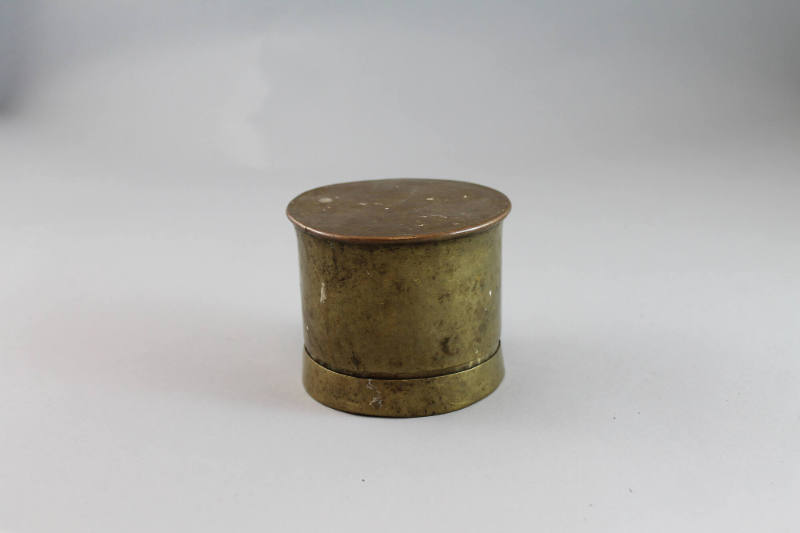 Lime Container, 19th Century
Laos
Brass; 2 3/8 × 3 3/8 × 3 3/8 in.
2021.7.18a-c
Anonymous G…