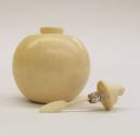 Snuff Bottle, early 20th Century
China
Ivory, cork and bone; 2 3/8 × 1 7/8 in.
2010.6.10.2a,…